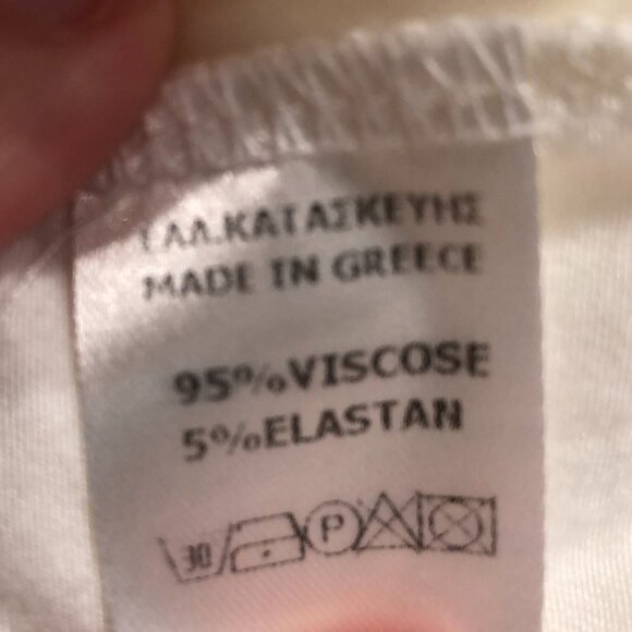 Kourbela Knitwear Scoop Neck Cap Sleeve Flowy Dress in White Size S - Picture 8 of 9